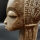 Buste de femme africaine en pierre mbigou