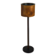 Modern Chandelier by Carl Aubock in Walnut and Leather, Austria, 1950s