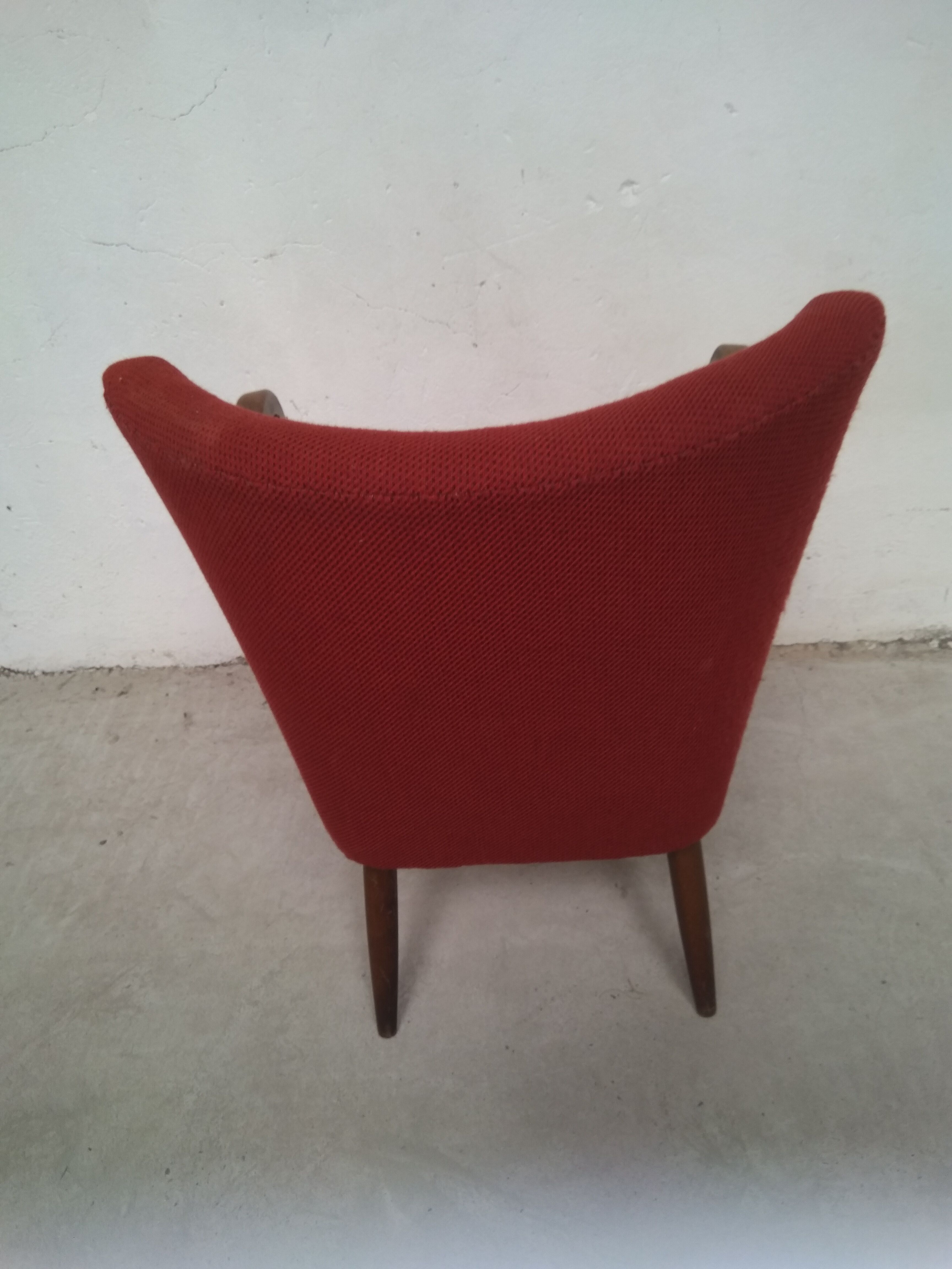 Red cocktail chair