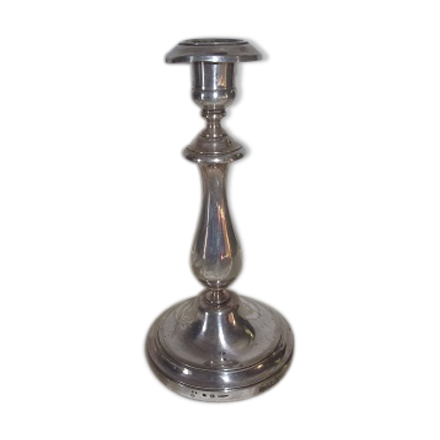 Christolfe silver metal candlestick