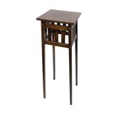 Art Deco Wooden Flower Stand Vintage, France 1930s