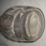 Old flange glass carafe