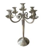 52cm silver-plated metal chandelier