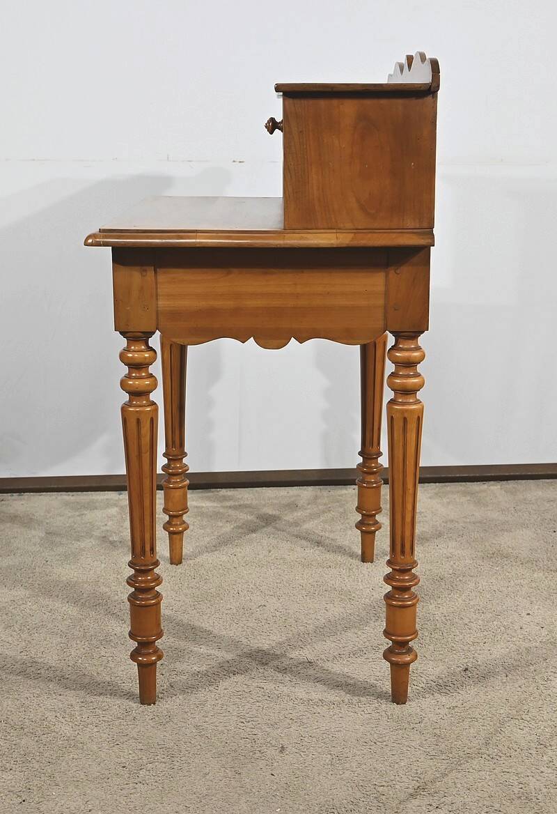 Small Tiered Desk in Blond Cherry, Louis Philippe style – Late 19th century