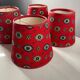 4 Provencal fabric lampshades