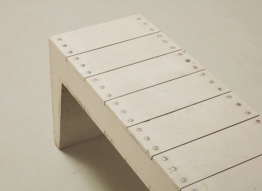 Dom Hans van der Laan Bossche School Bench Netherlands 1966