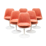 Suite de 6 chaises Tulipe vintage de Eero Saarinen pour Knoll 1970