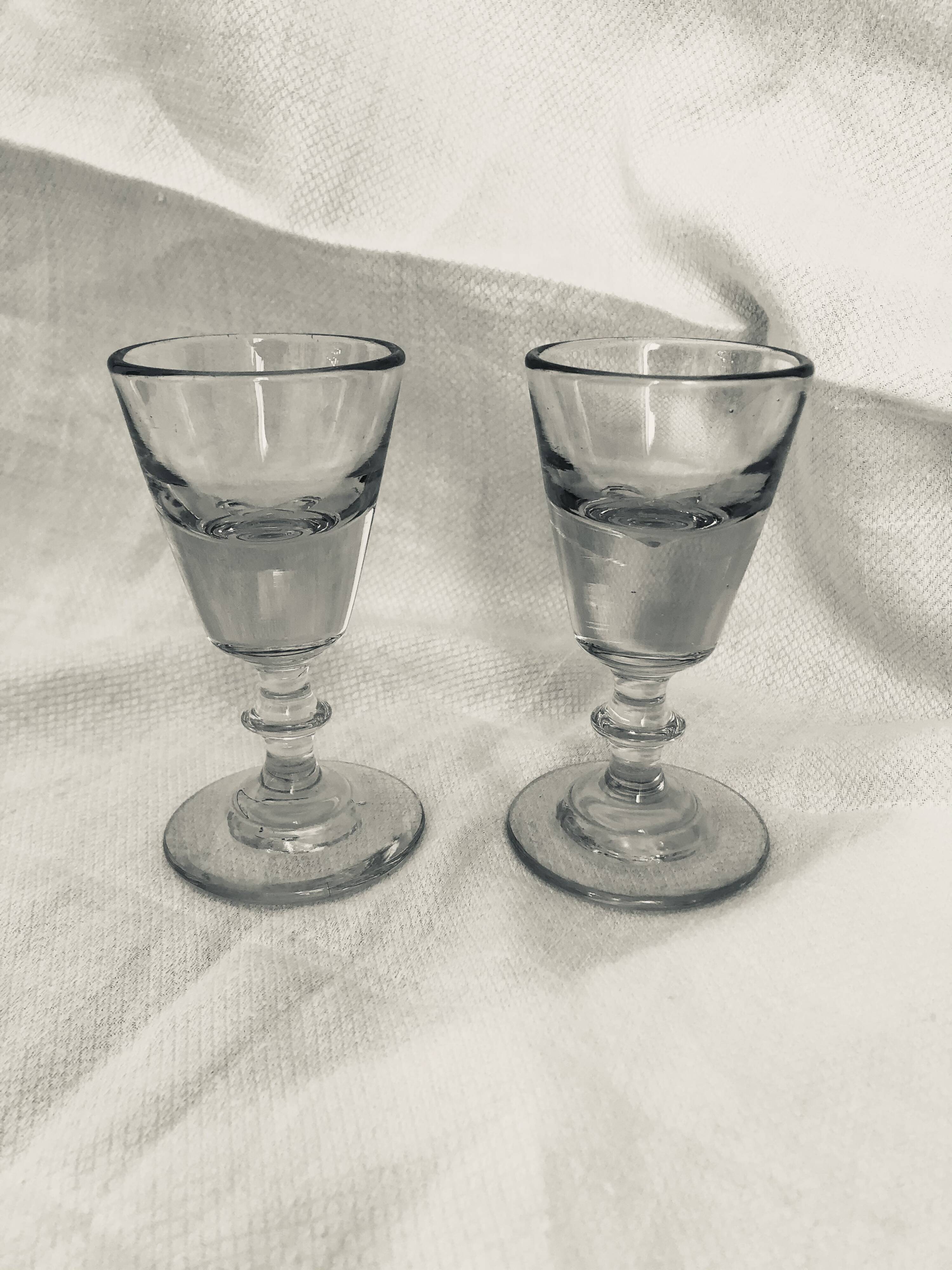 Liqueur glasses
