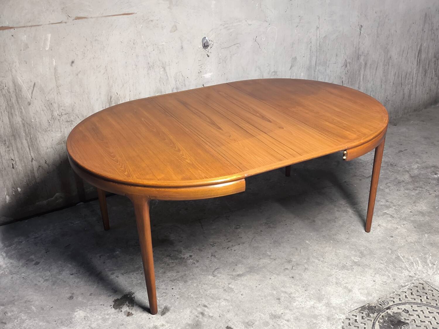 Vintage teak Scandinavian table by Johannes Andersen from the 1960s.