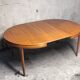 Vintage teak Scandinavian table by Johannes Andersen from the 1960s.