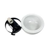 RZB ceiling lamp – Germany, 1970s, opal glass, 22 cm, E27