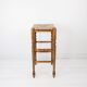 Tabouret de bar Mid Century Tabouret rustique Vintage Jonc tressé Jonc Tabo