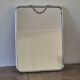 Barber mirror 24 cm x 18 cm, vintage, 1950s, hairdresser mirror