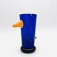 Vase Sculpture Otmar Alt Rosenthal Studio Line Glass Cobalt Signed 16cm