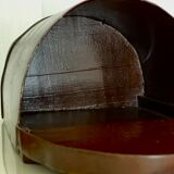 Old painted wooden box