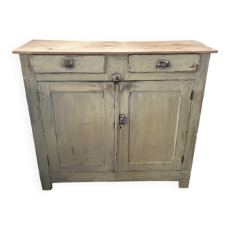 Buffet parisien patiné beige crème