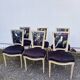 Set of 6 Louis XVI dining chairs