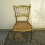 Antique chair, gilded-canned
