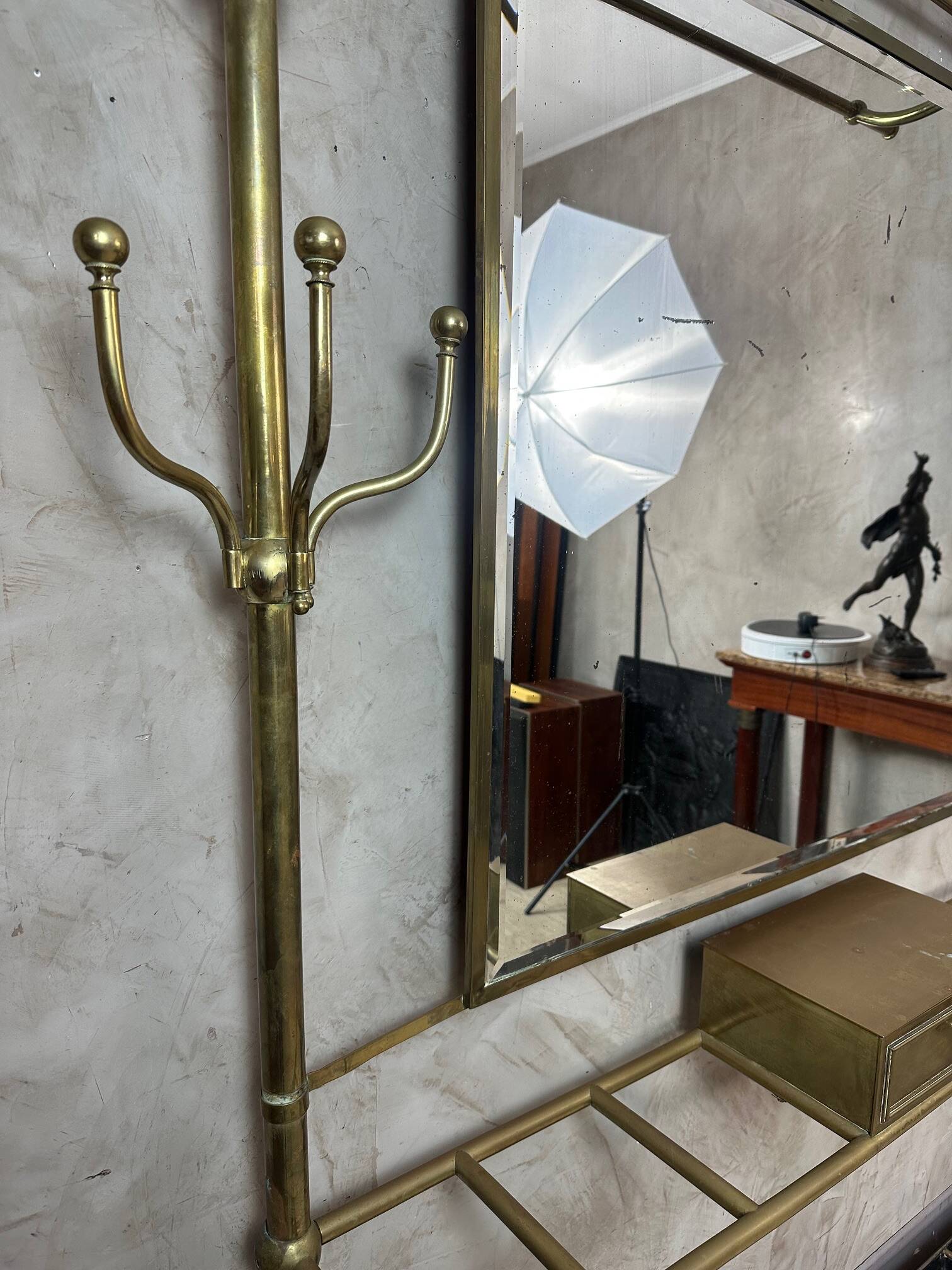 Grande patère 1900 en laiton