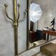 Large brass coat hook, circa 1900
