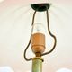 Lampe de table bouquet de fleurs / Roses fer forgé 1960 vintage