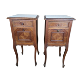 Lot de 2 tables de chevet style Louis XV