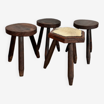 Set of 4 mismatched stools