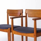 Set of 6 Vintage Danish Teak Chairs by Grete Jalk, 1960s | Reupholstered