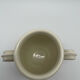 Grease pot, candied in glazed white terracotta