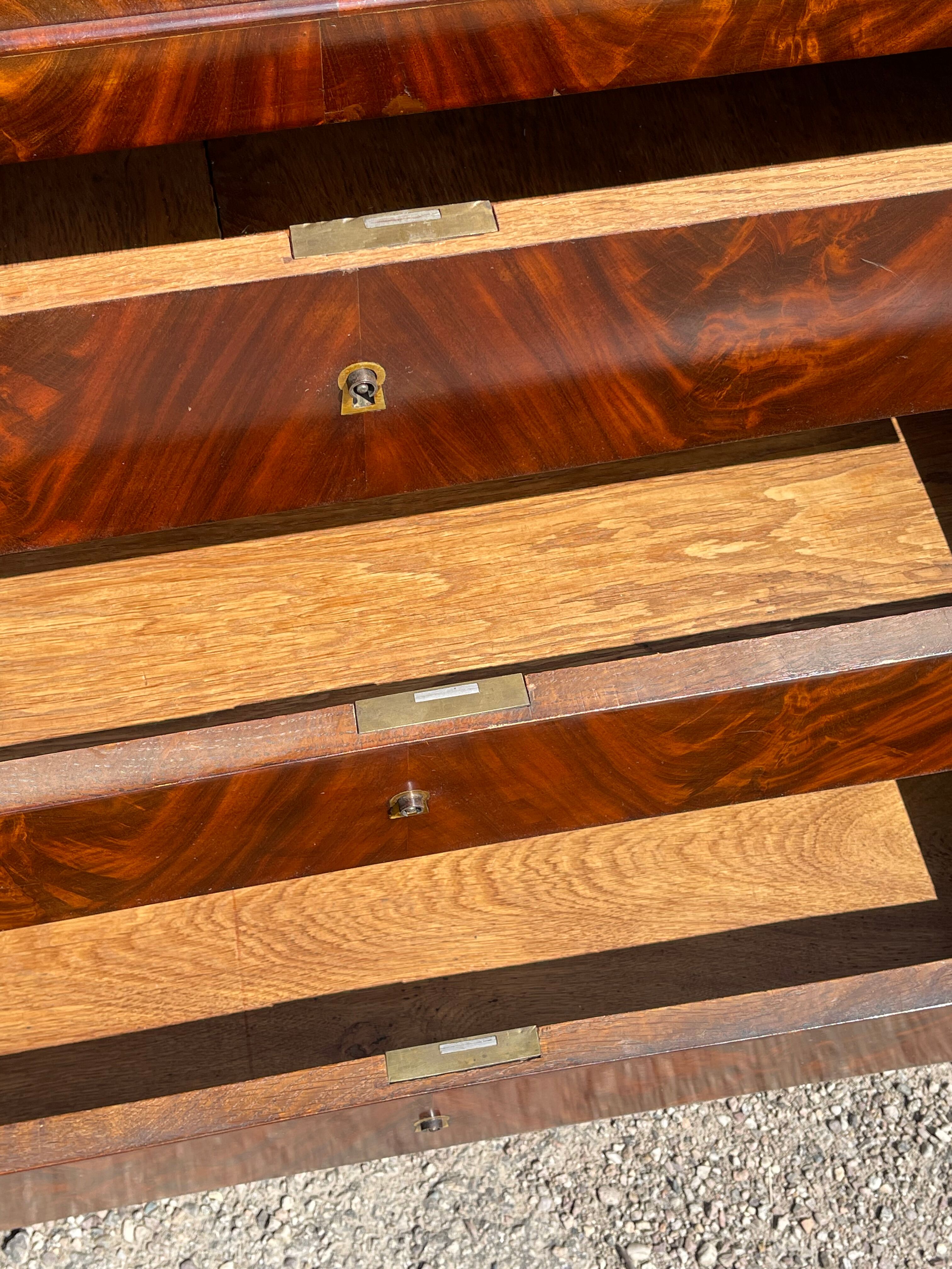 Mahogany Secretary restoration early nineteenth