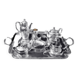 Orfevre Gallia - ensemble de 7pc., Art Nouveau