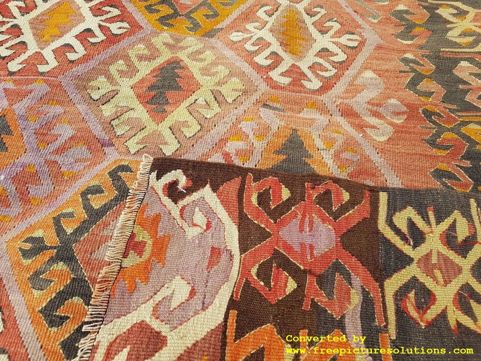 Vintage Turkish hallway rug 92x273 cm