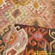 Vintage Turkish hallway rug 92x273 cm