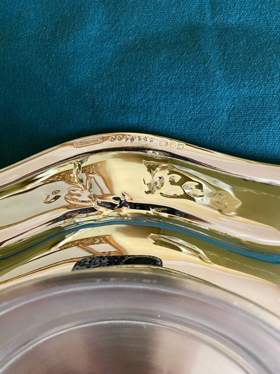 Fruit bowl, Christofle, Rubans style