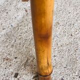 Large vintage side table in bamboo and rattan, circa 1930's