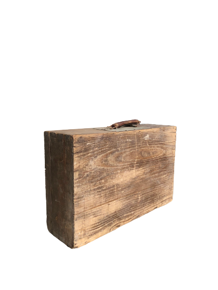 Valise déco en bois