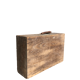 Valise déco en bois