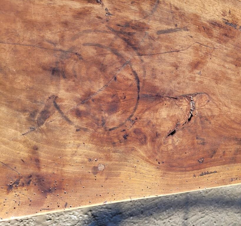 Walnut farm table - 6 feet - 10 places