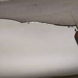 Brass art deco mirror
