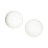 Pair of ceiling lamps type 16.s.002, polam-wilkasy, poland, 1970s.