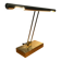 Modernist desk or piano lamp in gilded brass - 1970s/80s