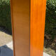 Meuble à rideau vintage en bois années 60-70