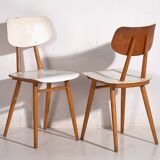 Vintage white chairs (circa 1960). 3-piece set #1
