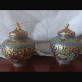 Amphora vase in sandstone signed Guérin