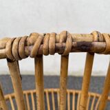 Rattan basket chair