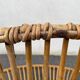 Fauteuil corbeille rotin
