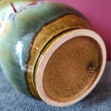 Vase vert années 60