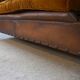 Studded leather bench circa 1920