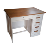 Bureau vintage années 50 peint
