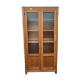 Glazed school wardrobe/bookcase - Vintage